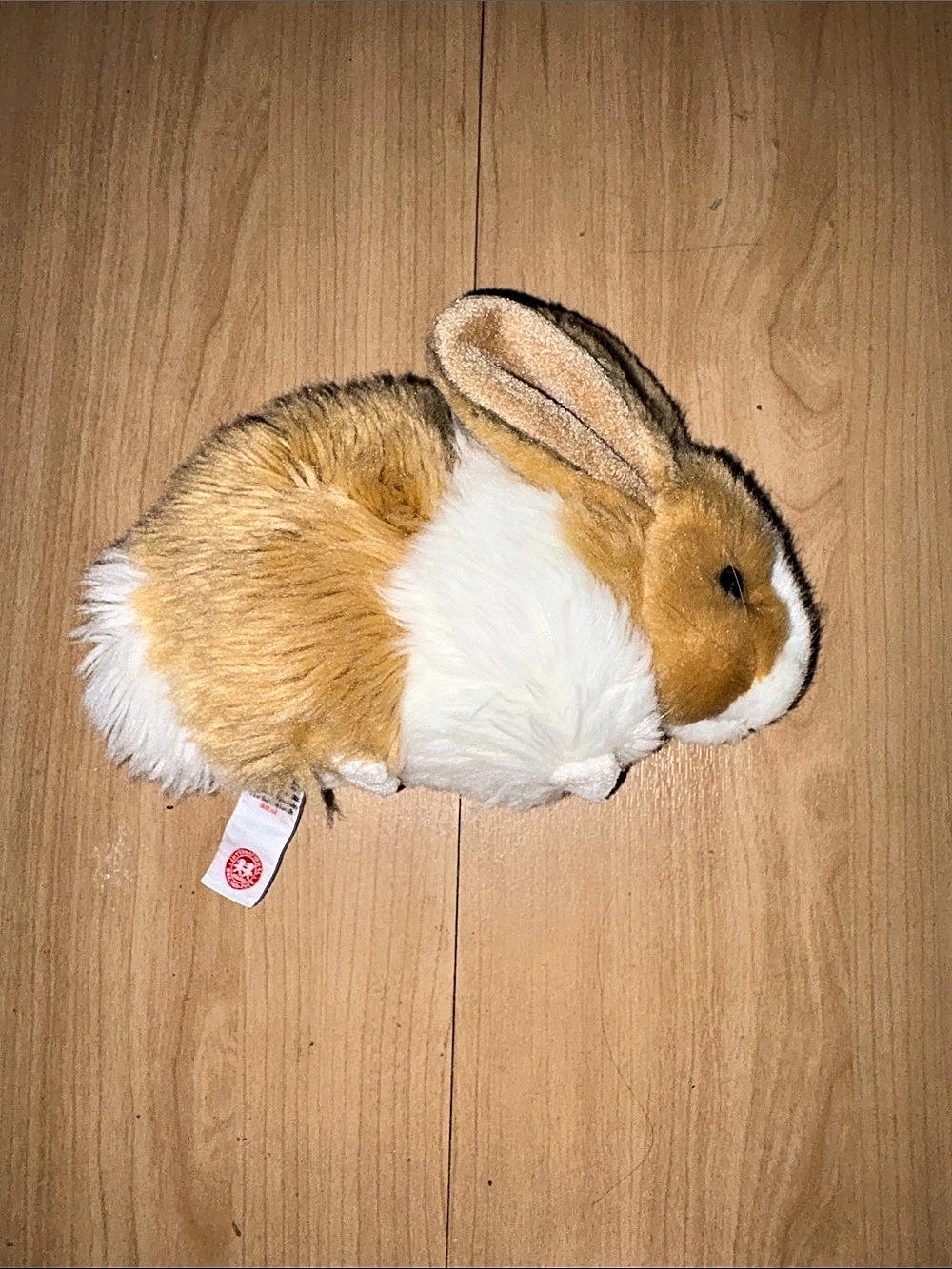 Anna Club Plush Brown & White Rabbit Stuffed Animal